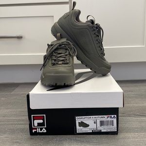 Fila Olive Green Disruptor II Autumn